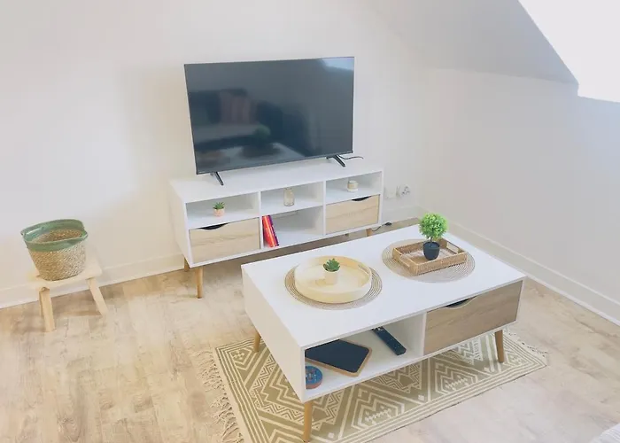 公寓 Cozy Terracotta - Sncf Station - Private Parking 勒芒